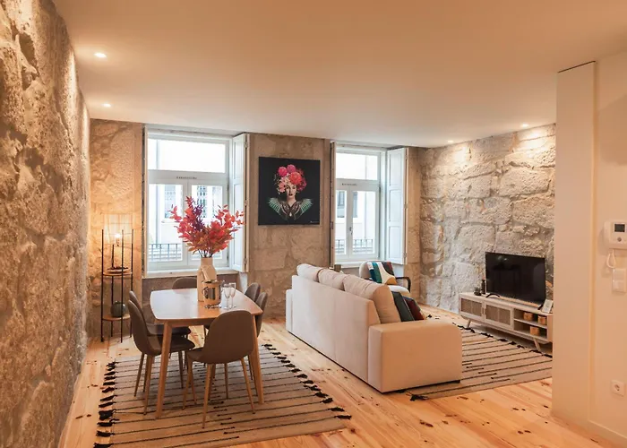 Lägenhet Luxury Style 20 With Ac Downtown Near Metro Oporto